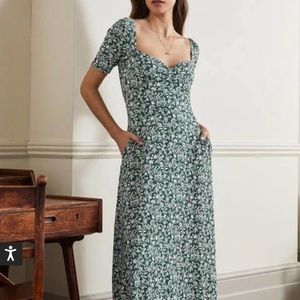 Boden Sweetheart Jersey MIDI dress US 10R Brand New